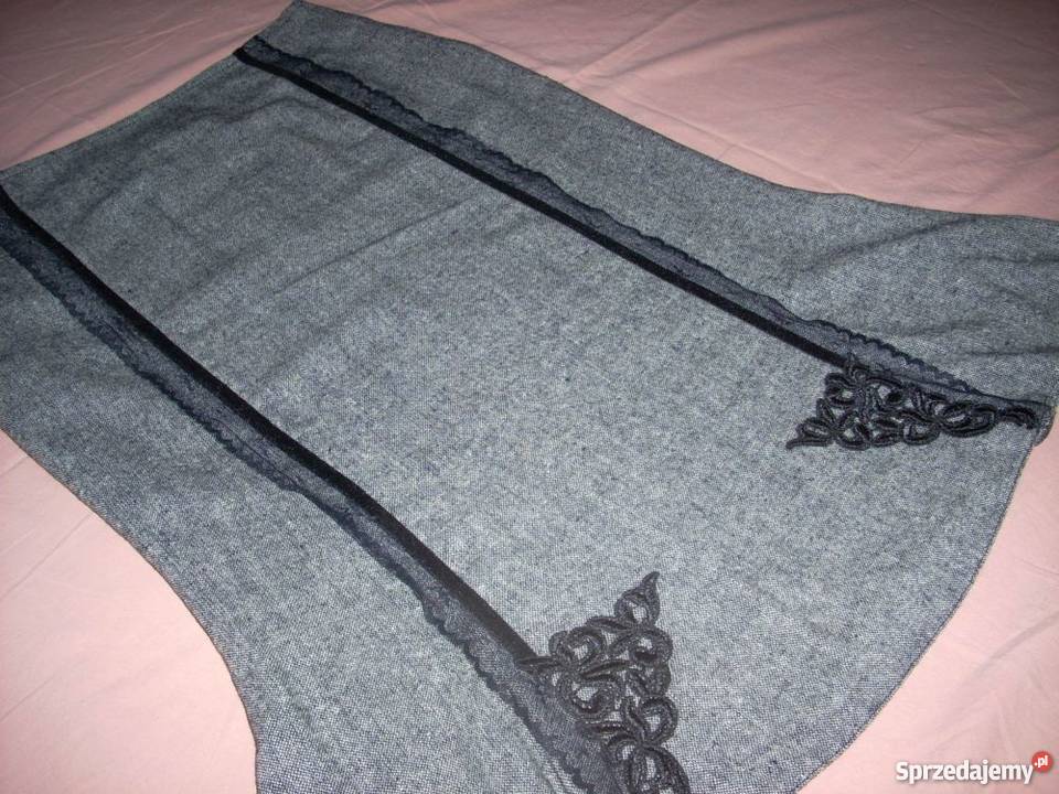 Spódnica Jesienna Tweed Koronka 30 M MIDI Nowy Sącz