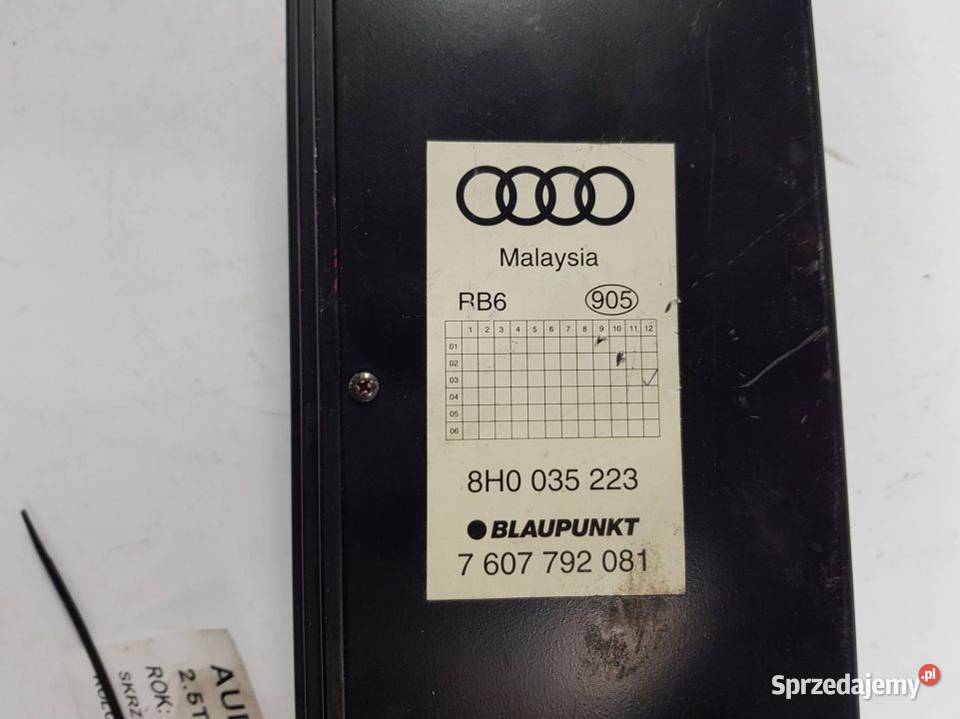 WZMACNIACZ 8H0035223 AUDI A4 B6 Lipno