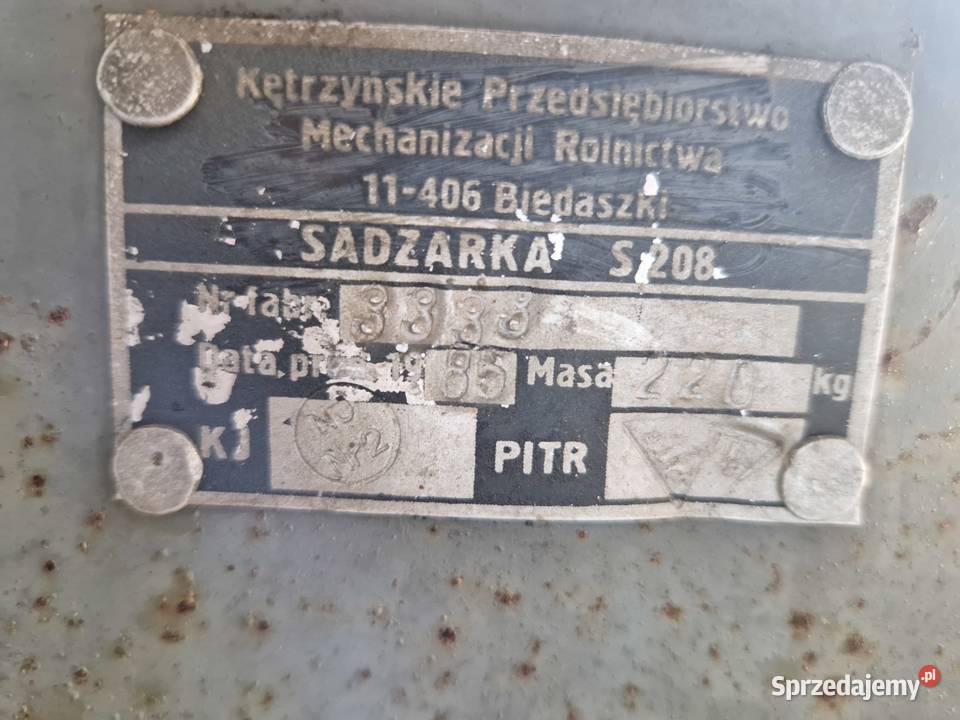 sadzarka do ziemniakow Krery sprzedam