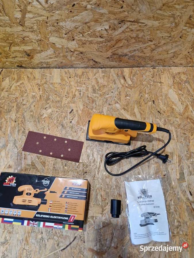 DUŻA SZLIFIERKA OSCYLACYJNA PROSTOKĄTNA 850W Głogowa