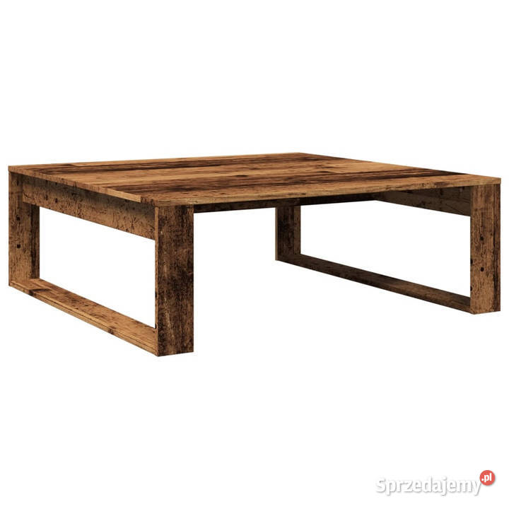 Stolik kawowy kolor starego drewna 100x100x35 Warszawa sprzedam
