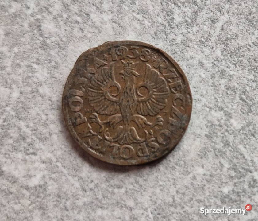 414 POLSKA II RP 1 Grosz 1938 r Wola Kruszyńska