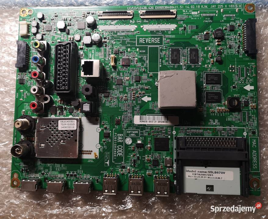 EAX65384004 15 Płyta główna LG 55LB67V Smart YV Ryn