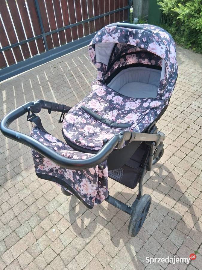 Wózek 2w1 Roan Bloom Kwiaty Gondola Spacerówka podkarpackie Jasionka