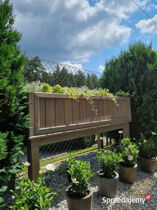 Zielnik na nogach warzywnik skrzynia ogrodowa