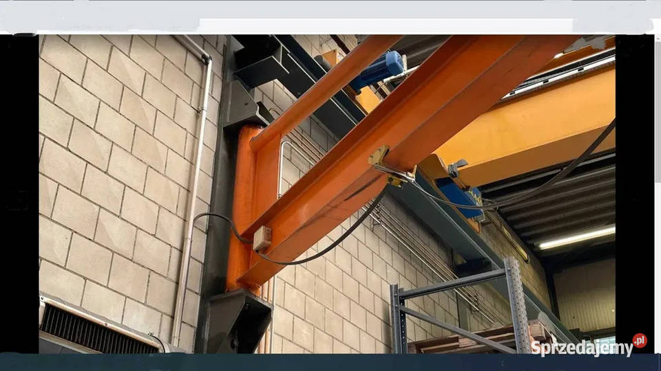 Dźwig przyścienny DEMAG 2t 20007 metrów Faktura Mirsk
