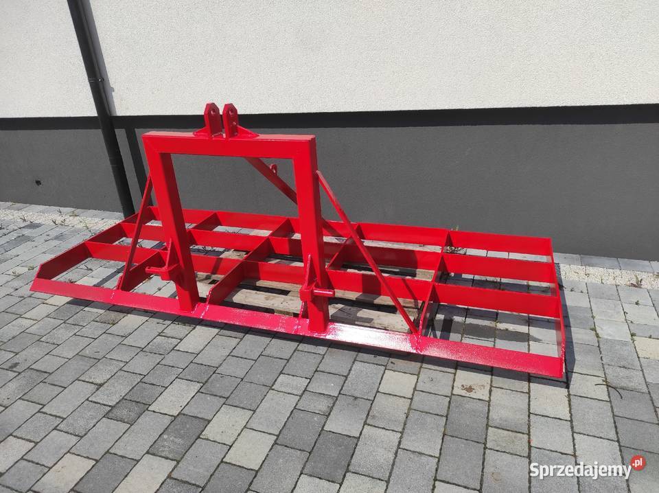 Równiarka kratownica niwelator 25m do ciągnika nieuszkodzony śląskie