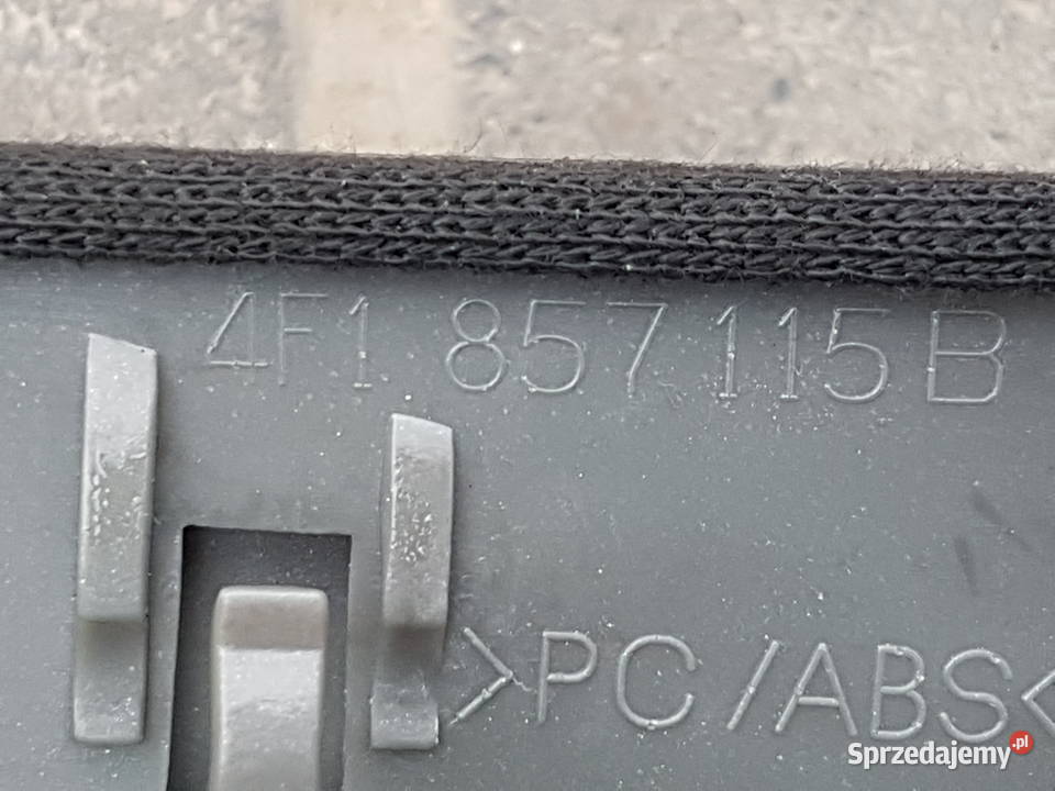 AUDI A6 C6 2005 RAMKA LICZNIKA OSLONA CHROM Turek