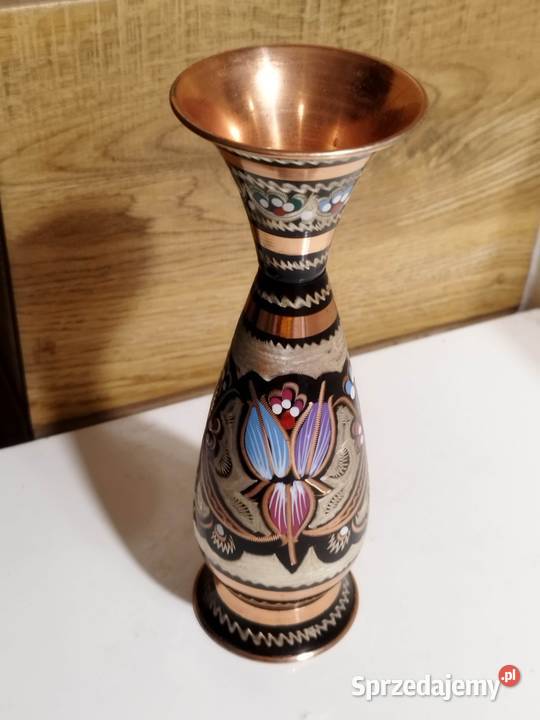 Wazon Minakari miedziany wys17 kujawsko-pomorskie Inowrocław
