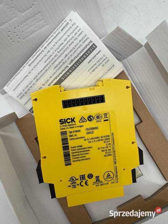 Sick FX3XTIO84002 Part no 1044125 Safety Relay mazowieckie