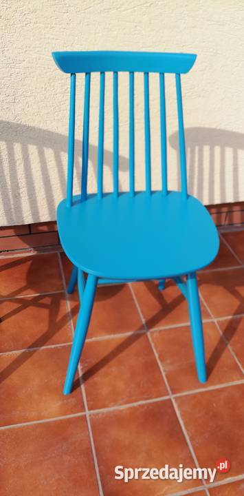 Krzesło patyczak drewniane art deco PRL krzesła