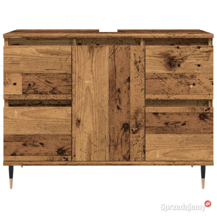 Szafka łazienkowa stare drewno 80x33x60 WM857232 Pozostałe Warszawa