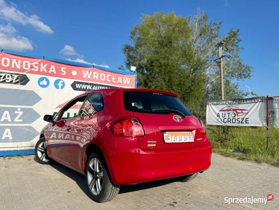 Toyota Auris 14 Benzyna2007Długie Opłaty Auris dolnośląskie Wrocław