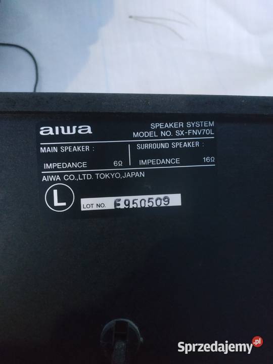 Weża muzyczna AIWA CXNV70HR odtwarzacz głośniki Audio mazowieckie Warszawa