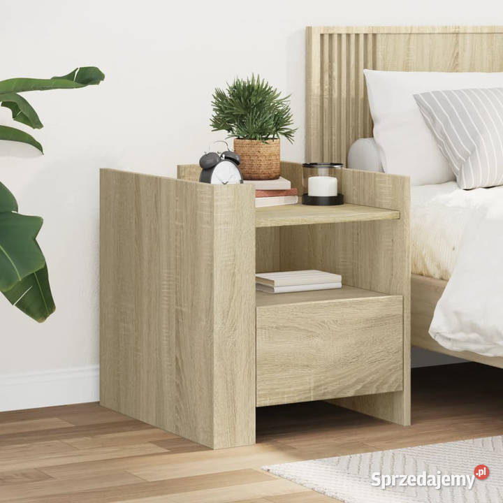 Szafka nocna dąb sonoma 45x50x50 materiał