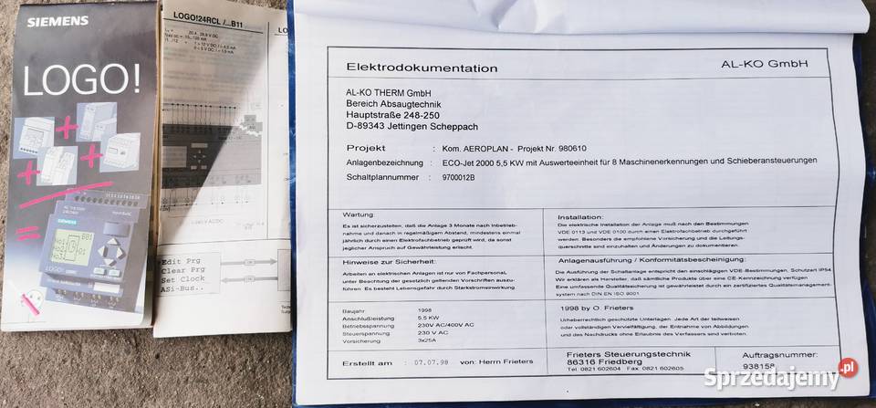 Wyciąg trocinodciąg pyłufiltr samoczyszczący Zdziechowice