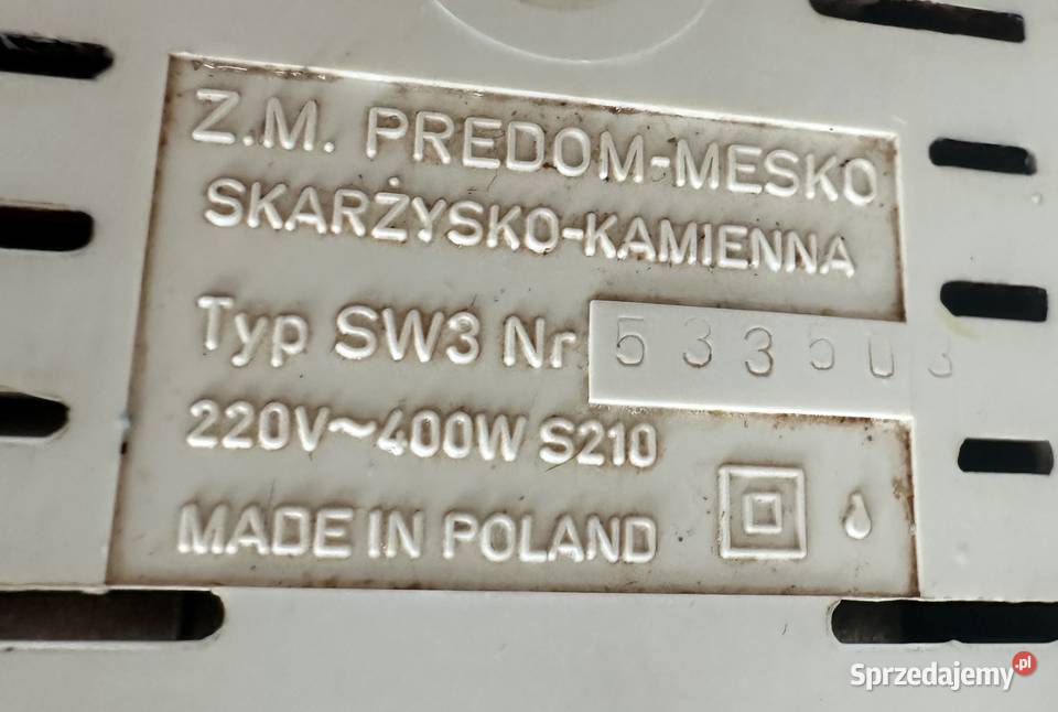 Sokowirówka PREDOM SW3 z lat PRLu