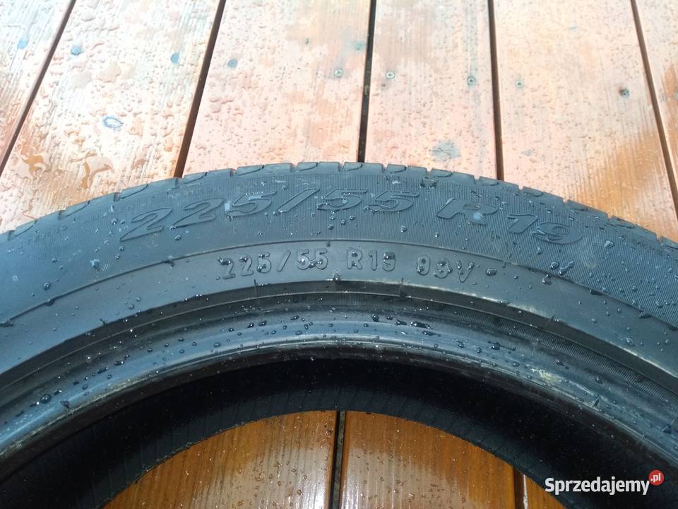 Dwie letnie opony PIRELLI 22555 R19 Opony Kraków sprzedam