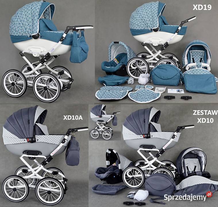 Wózek dziecięcy Retro zestaw 3w1 Fotelik śląskie Będzin