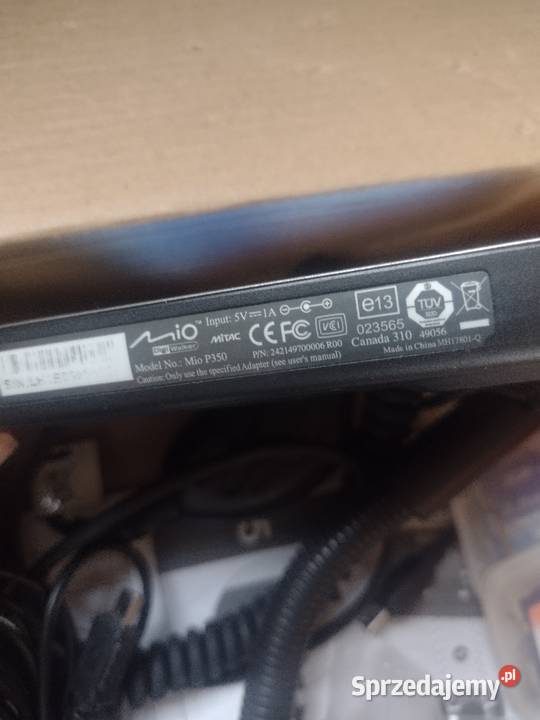NAWIGACJA PRZENOŚNA Mio P350 SD 2GB UCHWYT Stargard