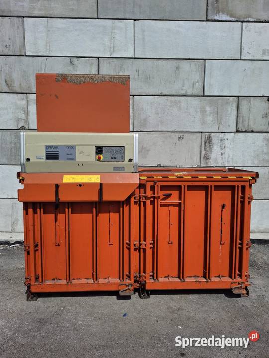 Belownica prasa dwukomorowa do foli makulatury