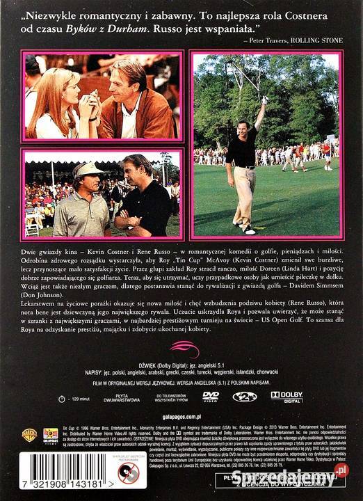 TIN CUP KEVIN COSTNER ZAKOCHANE KINO Kalisz