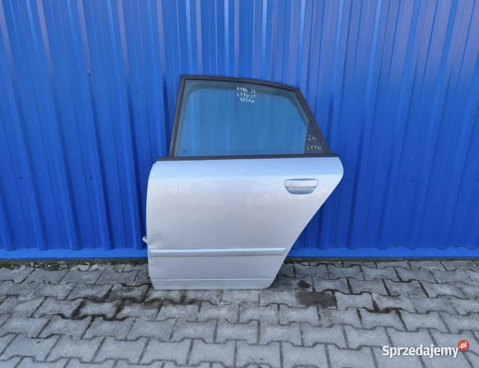 24 DRZWI TYŁ LEWY TYLNE LEWE AUDI A4 B6 SEDAN osobowe Motoryzacja Działoszyce