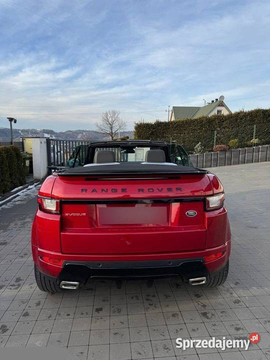 Land Rover Range Rover Evoque 20d 180 2017r małopolskie Nowy Sącz