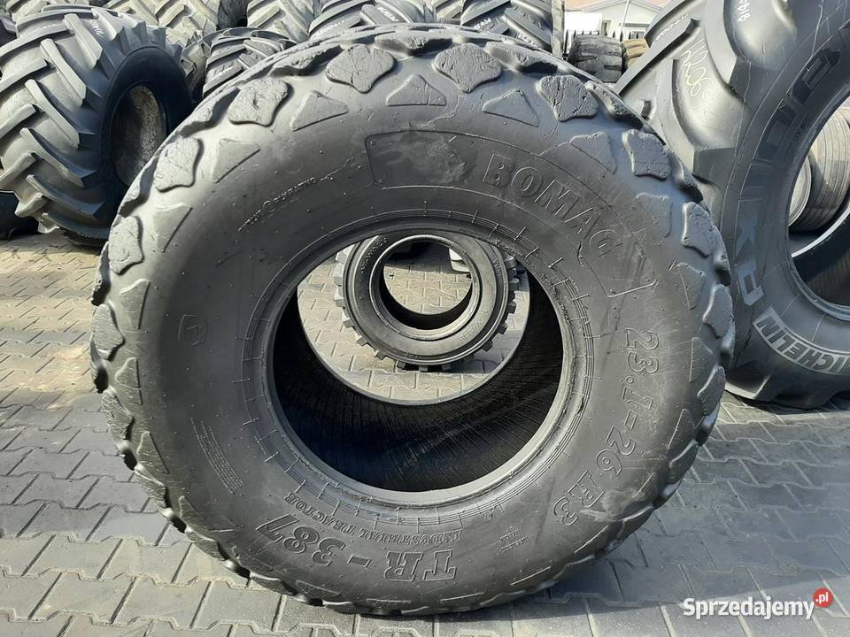 Opona używana rolnicza 23126 231R26 BOMAG TR387 Zaścianki