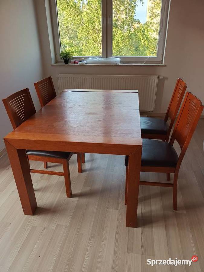 Stół z 4 krzeslami dolnośląskie
