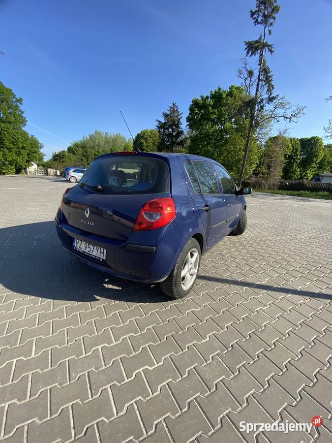 Renault Clio 3 klimatyzacja 5 drzwi Rok produkcji 2007 wielkopolskie
