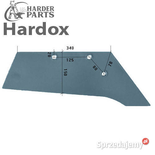 Lemiesz 300ha HARDOX 200614P N 152 części do Suwałki