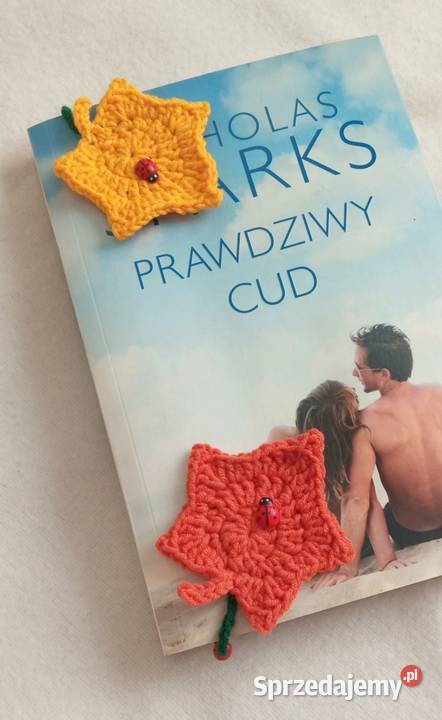 Jesienna zakładka do książki wykonana na Łask