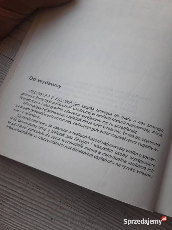 Robert Ludlum z Salonik AMBER 1990 Antykwariat Bielsko-Biała