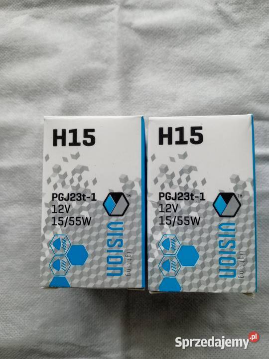 Sprzedam dwie żarówki halogenowe H15 55W Łódź sprzedam