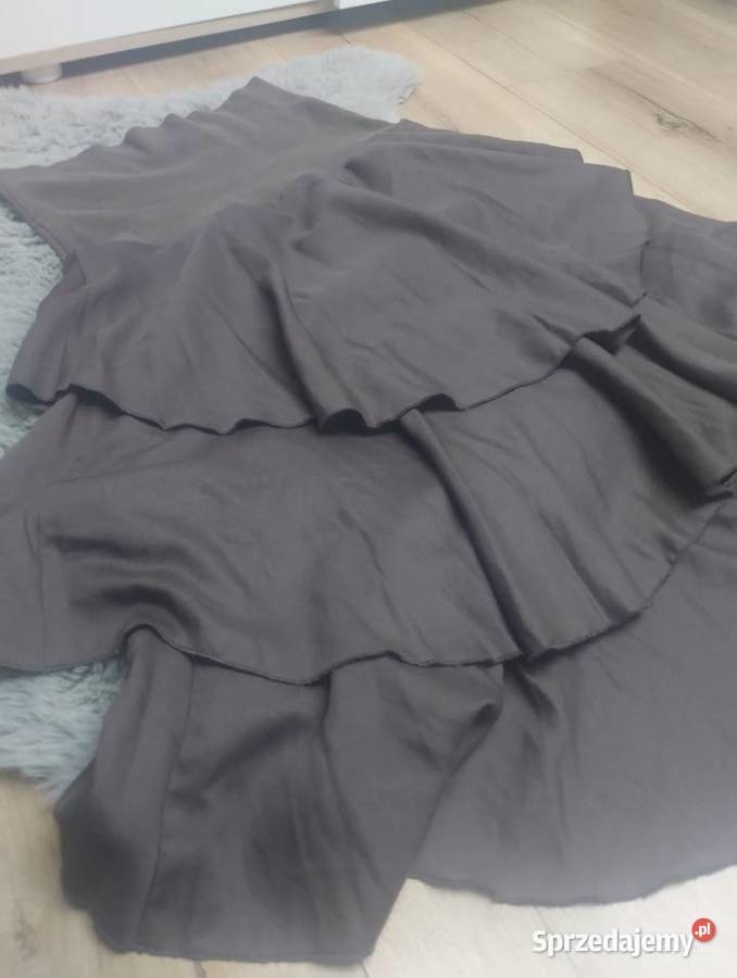 Spódnica Gia La Moda rozmiar SM długa brązowa Rozmiar 36(S)