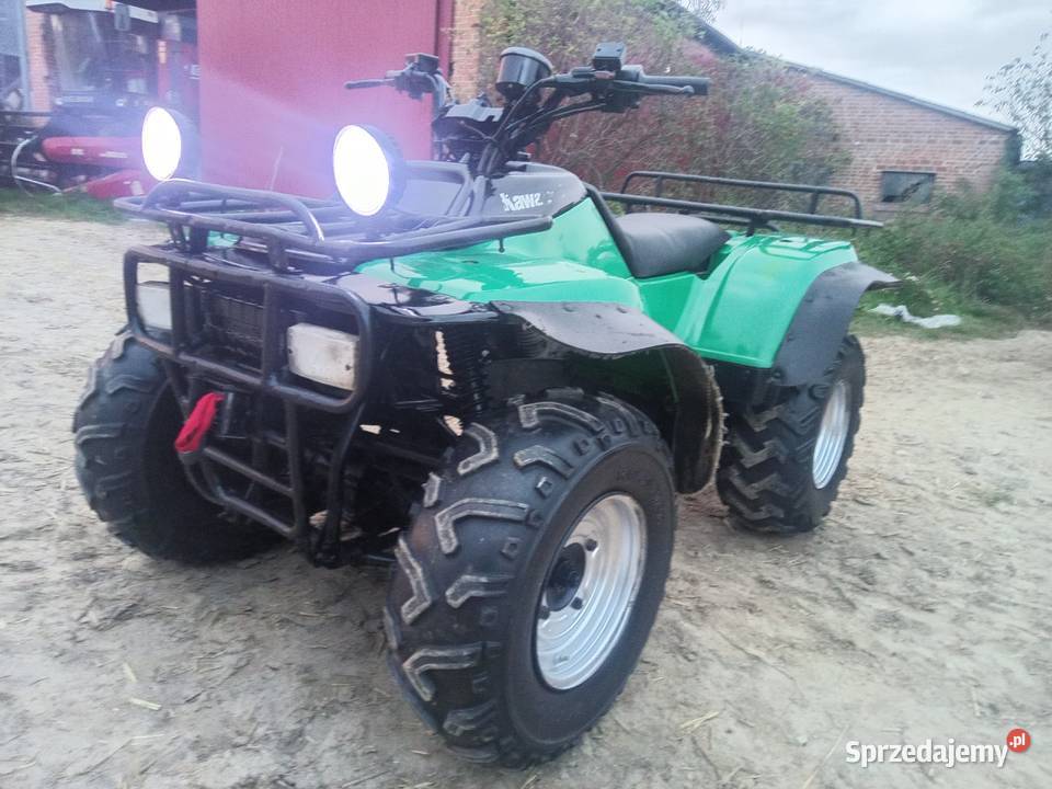 kawasaki klf 300 4x4 wyciagarka transport lubelskie Lublin