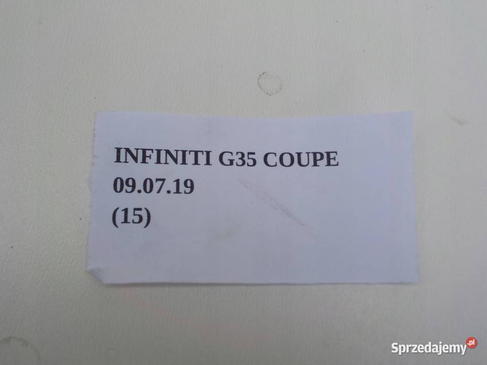 ALTERNATOR INFINITI G35 COUPE 23100CD010 wielkopolskie Nowy Tomyśl