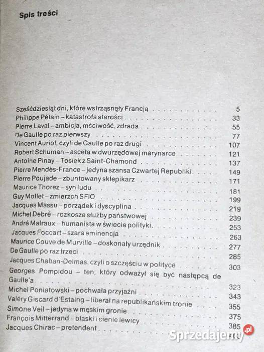 De Gaulle i inni Robert Bielecki miękka z obwolutą Chełm sprzedam