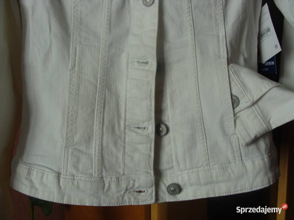 nowa biała kurtka katana jeans Rozmiar 36(S) Łódź