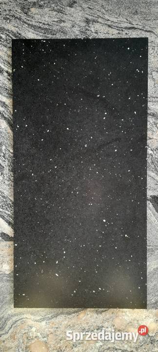 Konglomerat kwarcowy NEGRO LUCIENTE 60x30x12 mat Płytki podłogowe Przemyśl