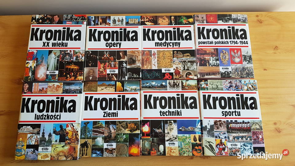 Zestaw Kronika x 8 medycyny ludzkości sportu sprzedam