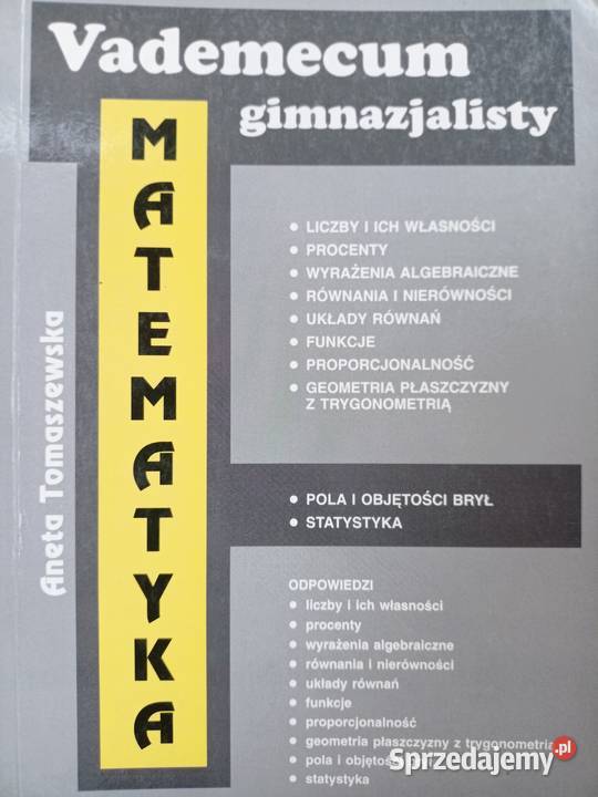 Matematyka vademecum unikat księgarnia Praga mazowieckie Warszawa