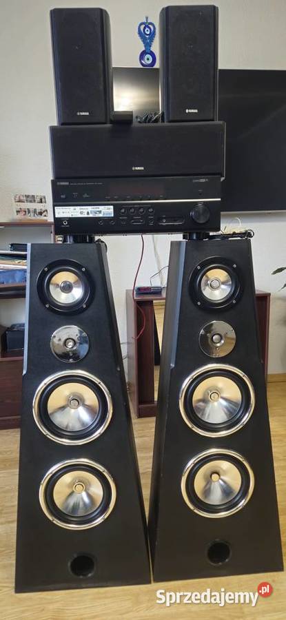 Amplituner Yamaha RXV479 z kolumnami Amplitunery Elektronika Łódź