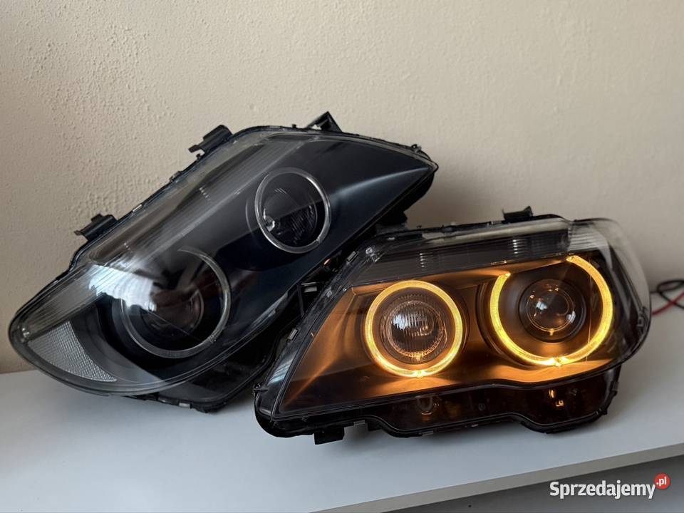 BMW E65E66 LCI Xenon Lampy Reflektory FULL BLACK osobowe Bytom