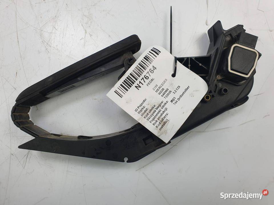 PEDAŁ MERCEDES W220 A2203000104 Pozostałe Lipno