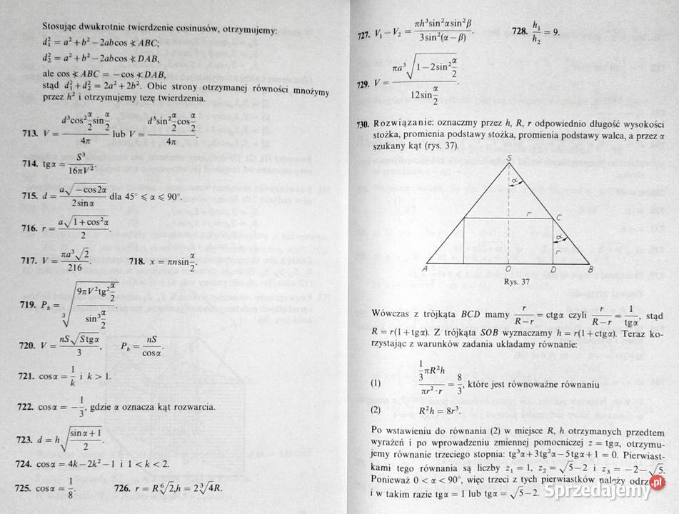 Zbiór zadań z matematykikl kl 34 LO Norbert Chełm
