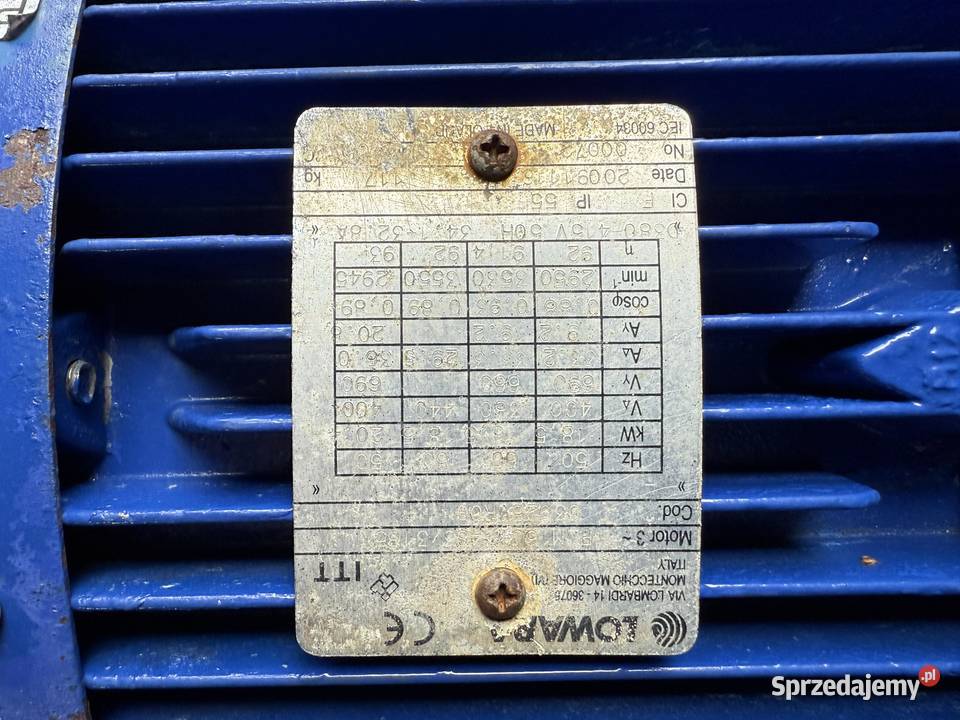 Pompa obiegowa Lowara FHE 80160185P Q 90 219 m3h mazowieckie Wałsnów