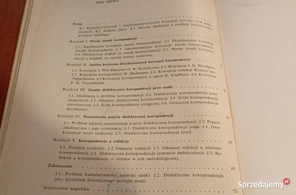 Dialektyczna korespondencja w rozwoju nauki
