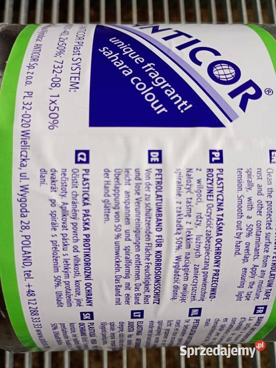 Plastyczna taśma ochrony przeciwko korozyjnej Kwidzyn sprzedam